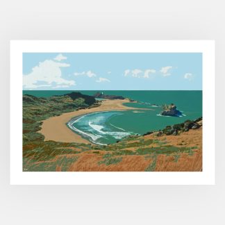 Castle Point art print